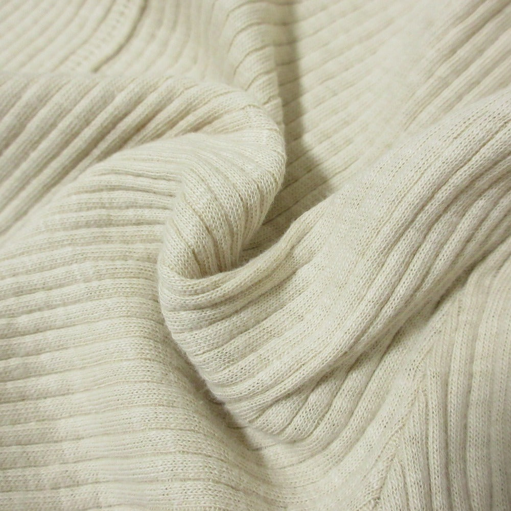 マメクロゴウチ Crew Neck Open Back Ribbed Jersey ワンピース