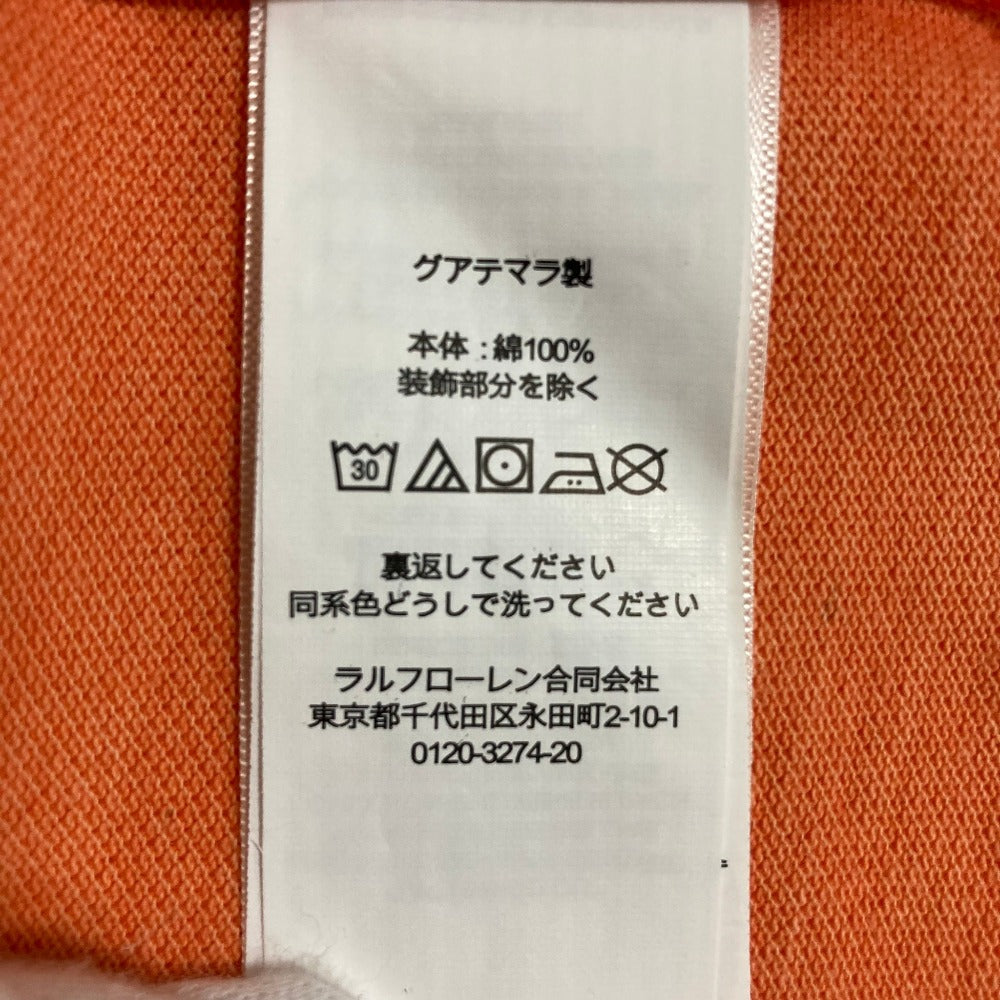 ポロバイラルフローレン ヴィンテージ加工コットンポロシャツ