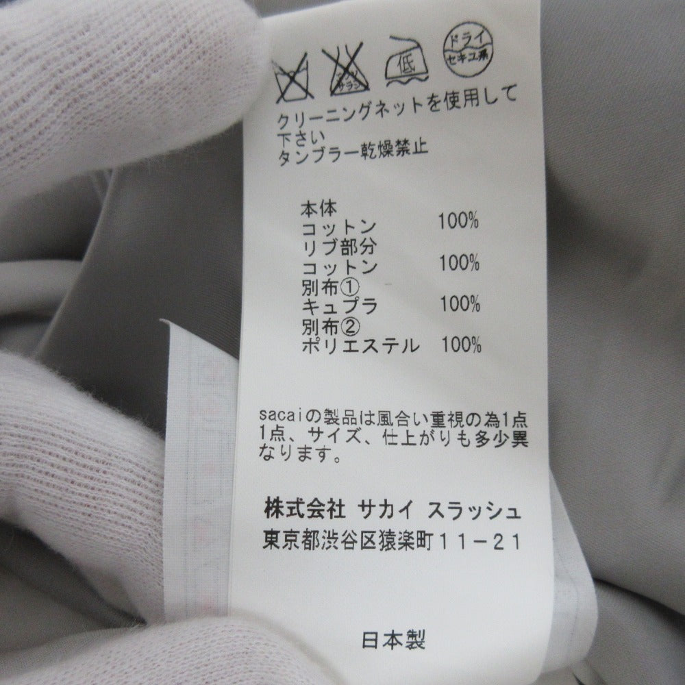 サカイ ショートスリーブスウェットミニワンピース