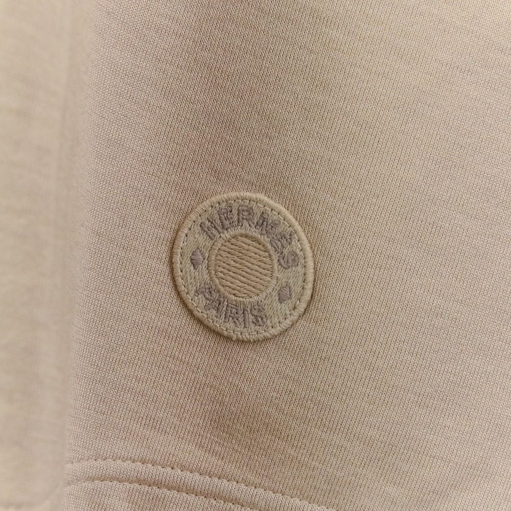 エルメス ダブルシルクジャージー コットンドローストリングドレス