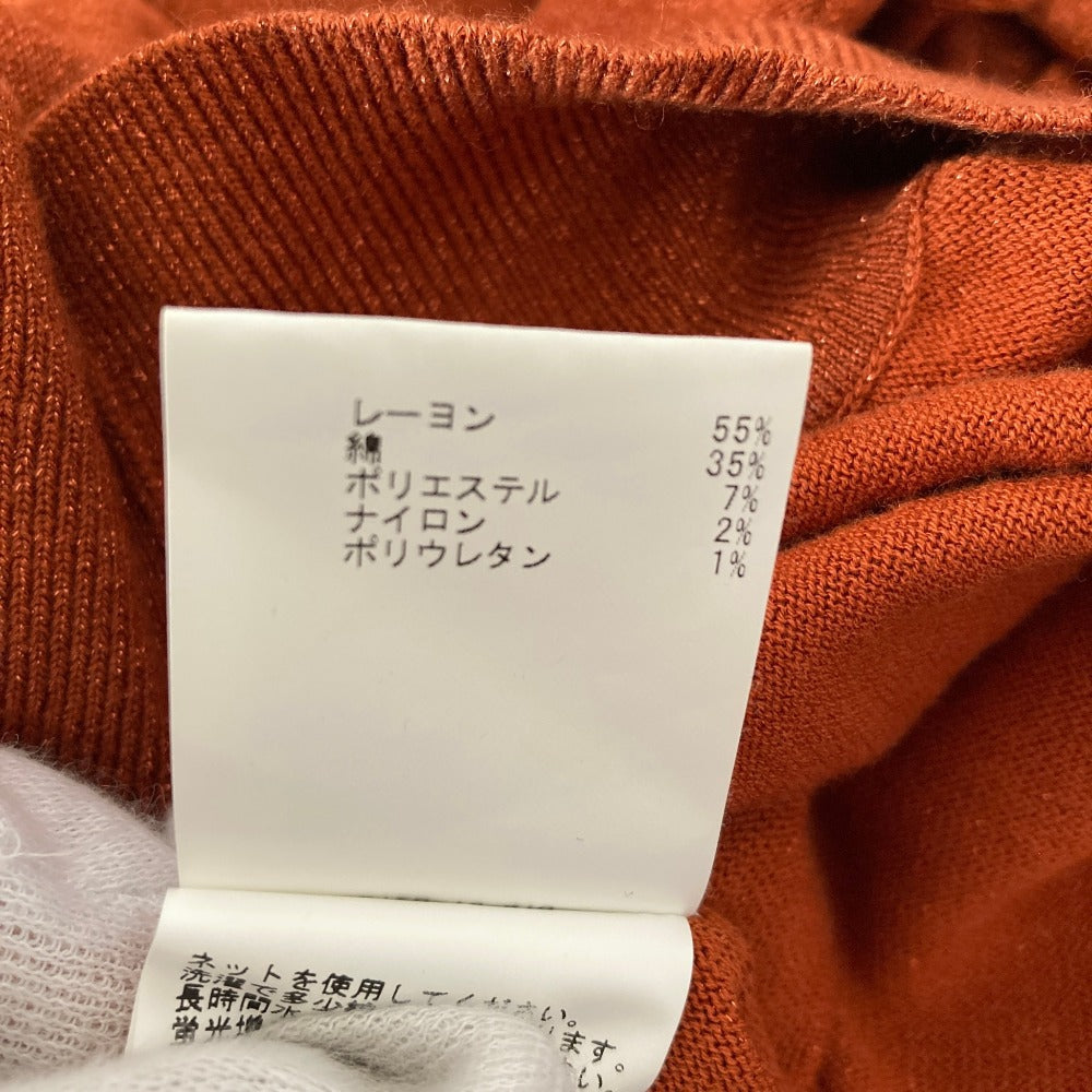 アナイ ラメニットカットソー