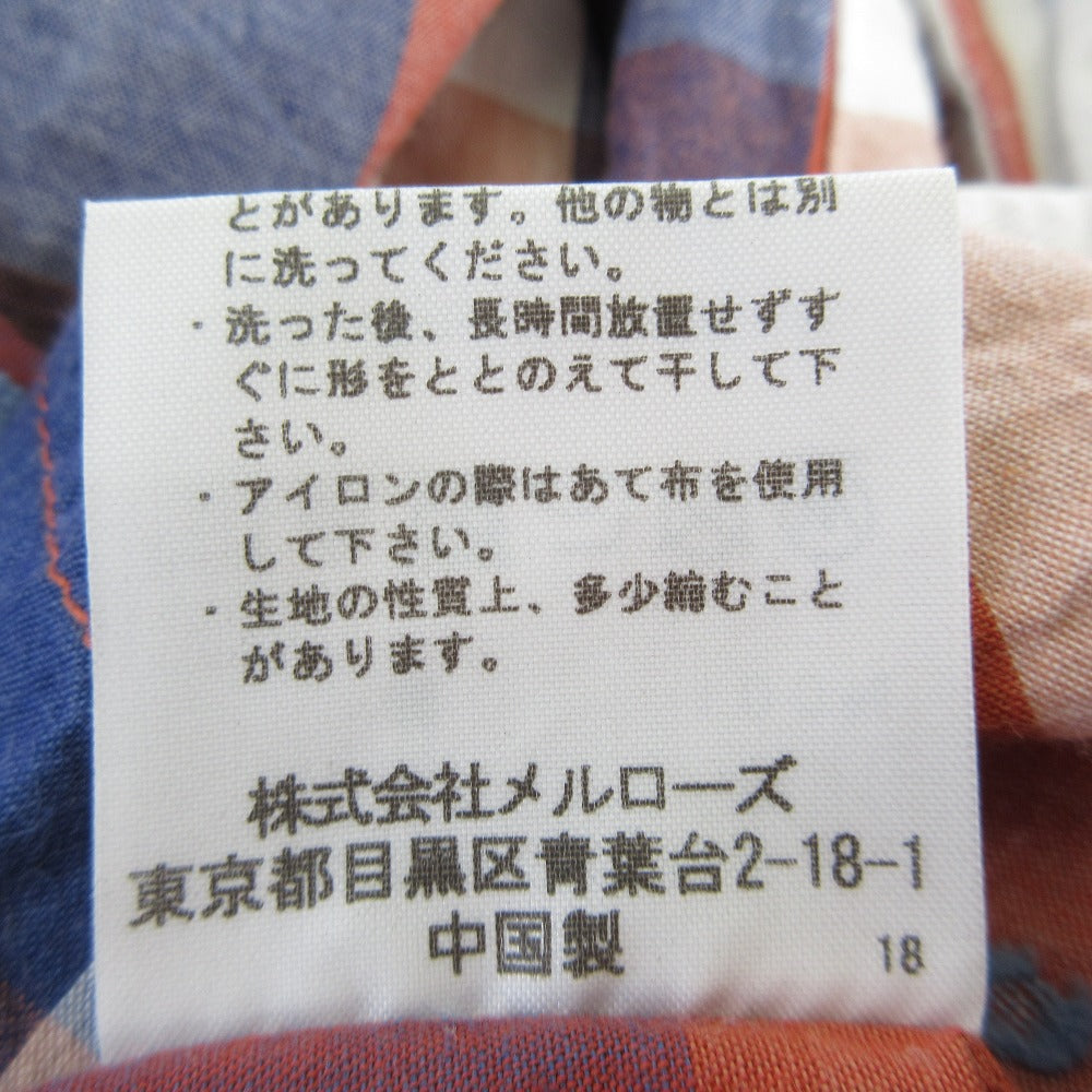 ピンクハウス うさぎポケットチェックシャツ
