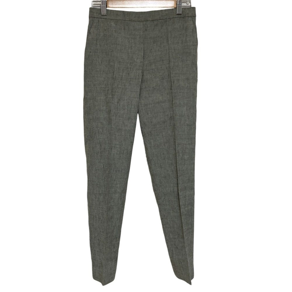 セオリー SHARKSKIN CRUNCH TREECA PULL ON GZ リネンテーパードパンツ