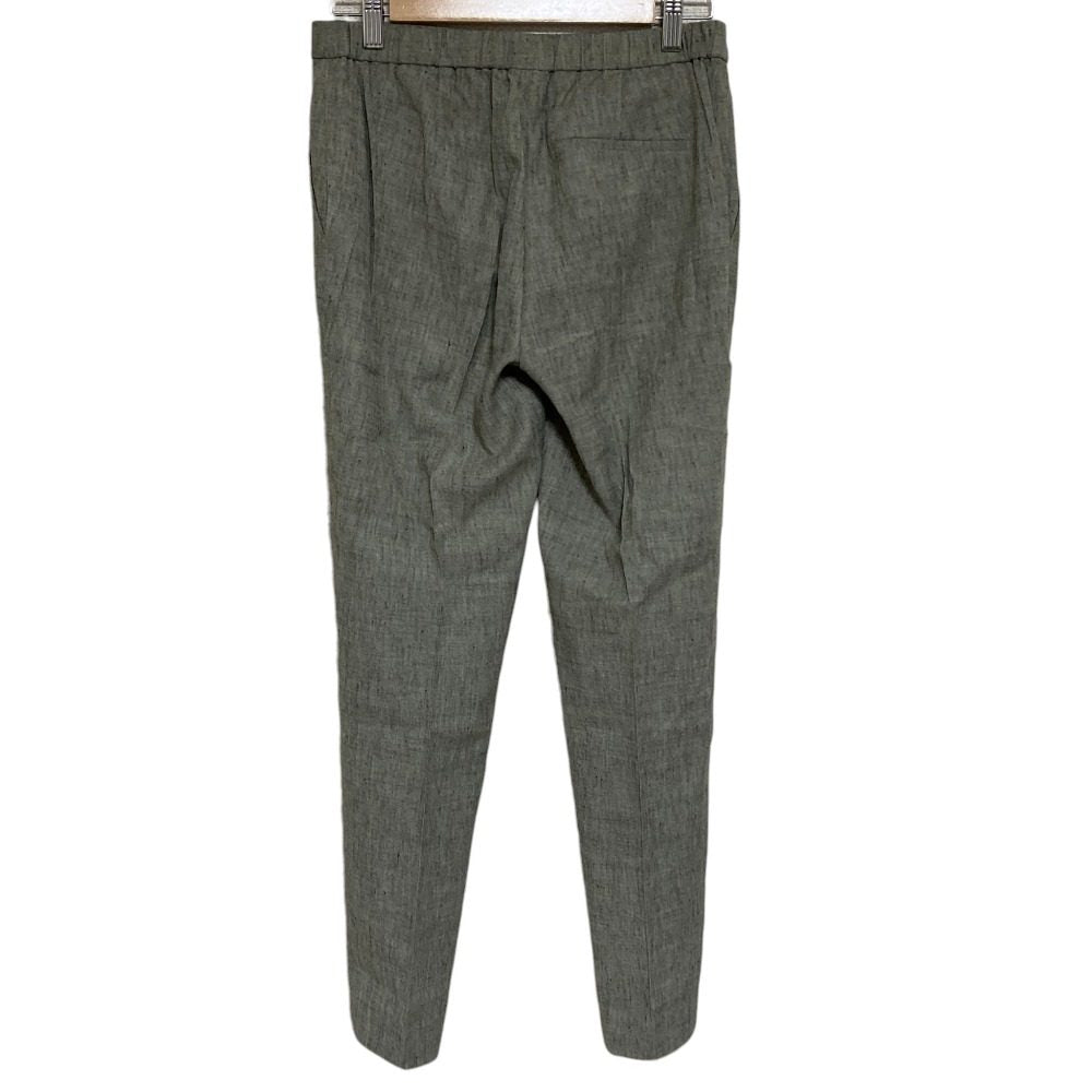セオリー SHARKSKIN CRUNCH TREECA PULL ON GZ リネンテーパードパンツ
