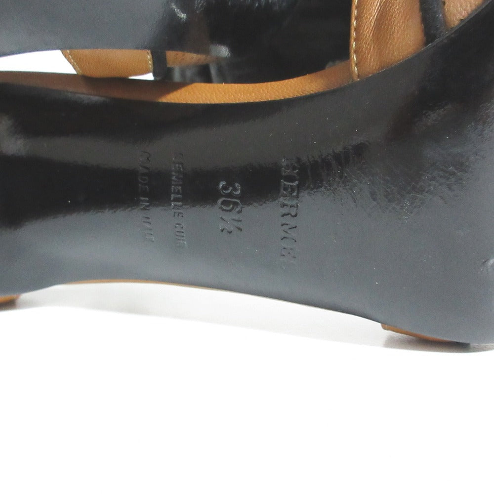エルメス パンチングレザーサンダル