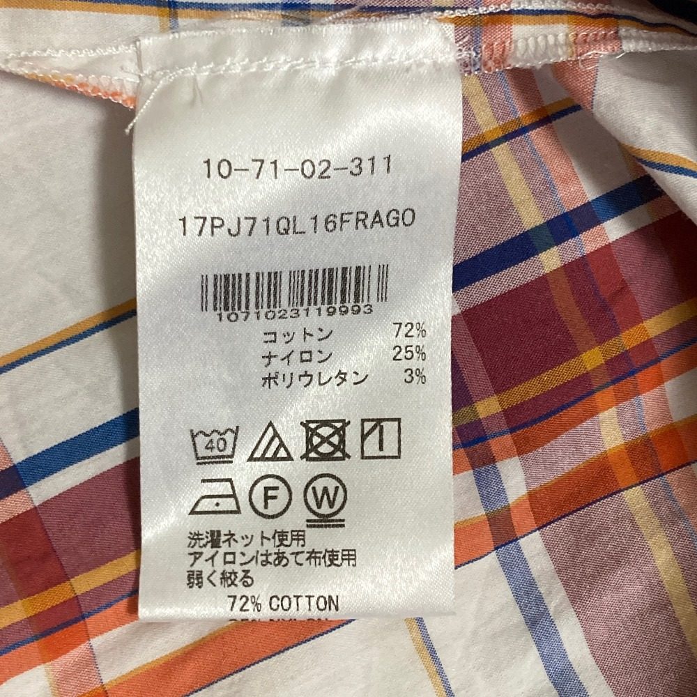 ナラカミーチェ ドロストネック七分袖シャツ
