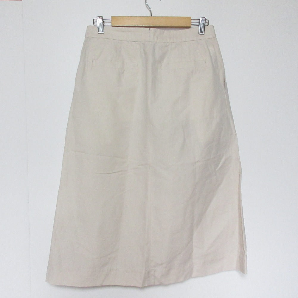 マーガレットハウエル PLAIN WEAVE COTTON LINEN スカート