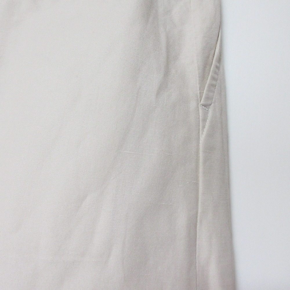 マーガレットハウエル PLAIN WEAVE COTTON LINEN スカート