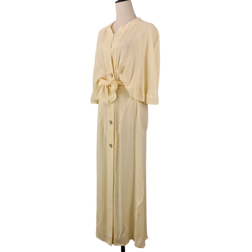 フォトコピュー HALVARI CAPE-SLEEVE SHIRT DRESS シルクワンピース
