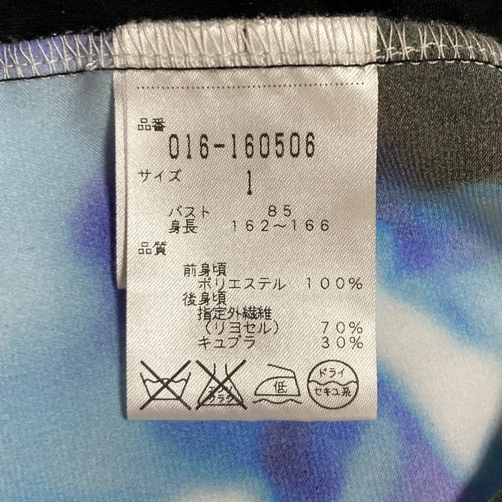 ヴィヴィアンタム フラワープリントノースリーブブラウス