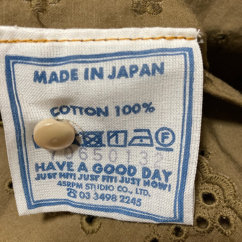 フォーティファイブアール カットワークコットンワンピース