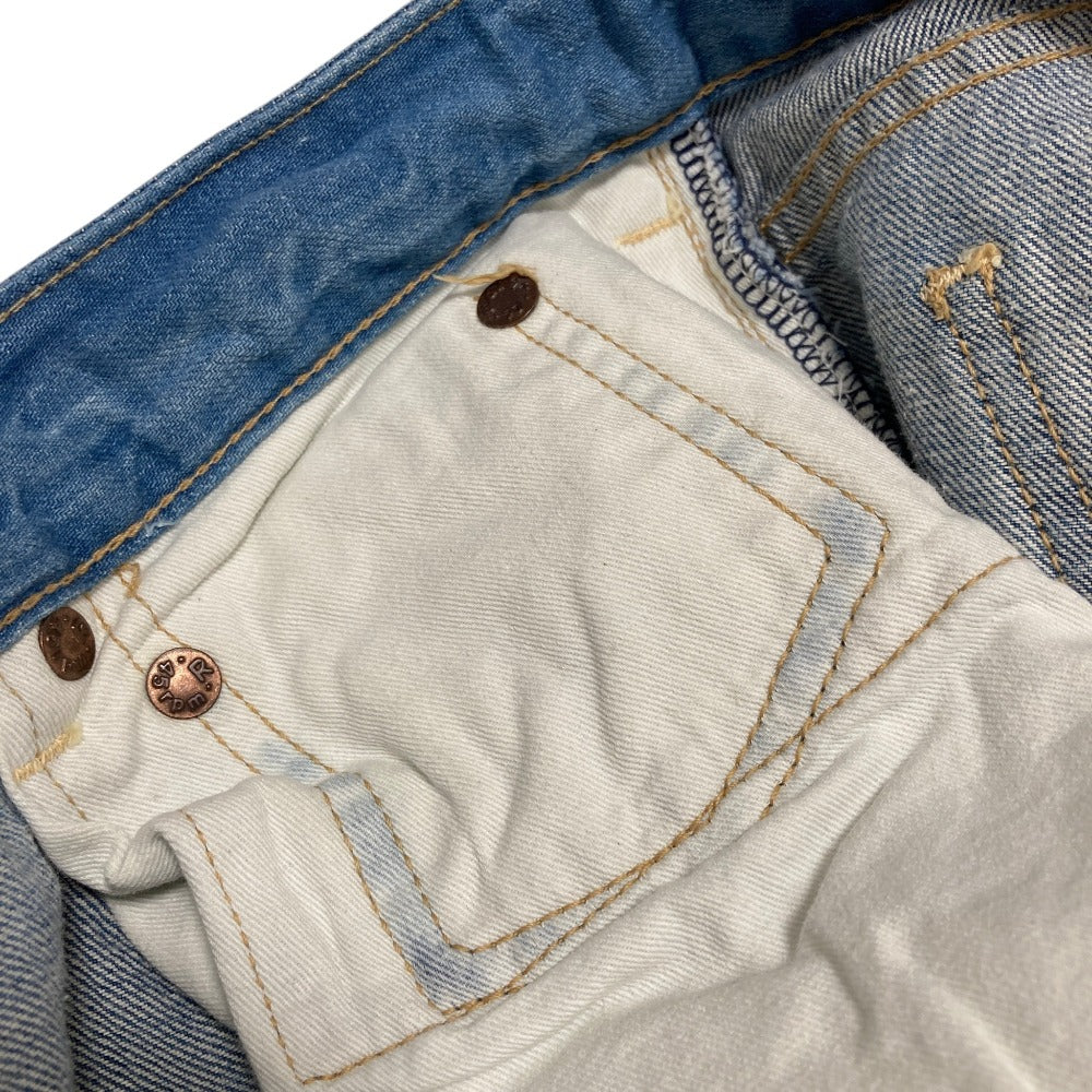 フォーティファイブアール ライ麦デニムシャルロット5アネモネ刺繍デニムパンツ