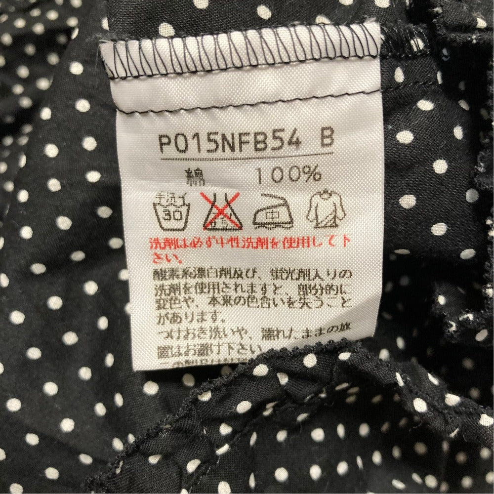 ピンクハウス ドットフリルノースリーブブラウス