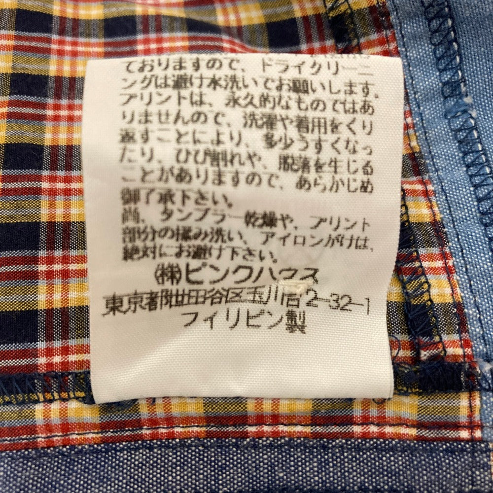 ピンクハウス パッチワークチェックロングスカート