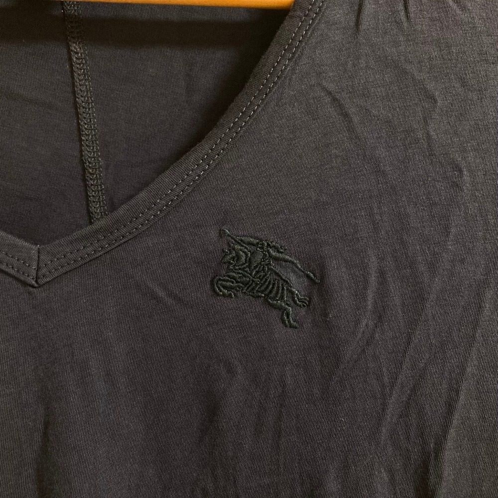 バーバリー コットンVネックTシャツ
