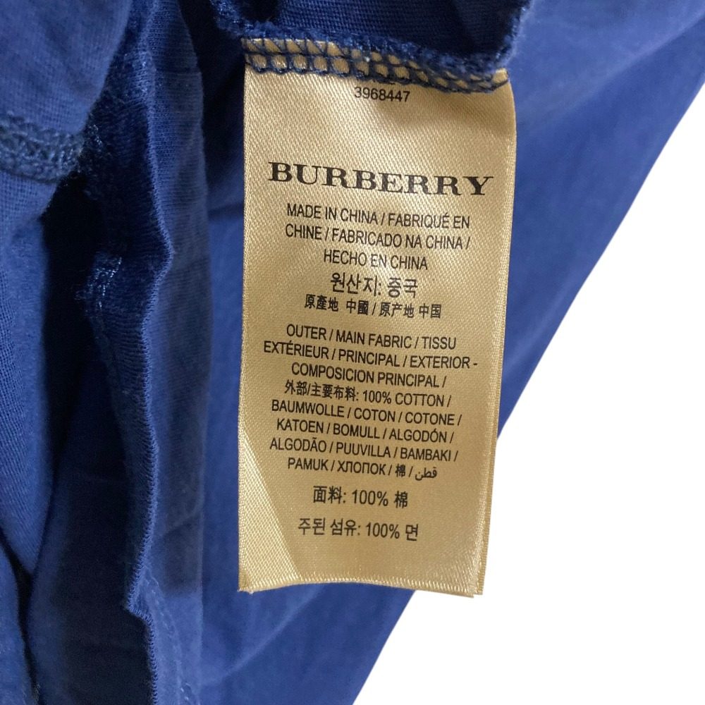 バーバリー コットンVネックTシャツ