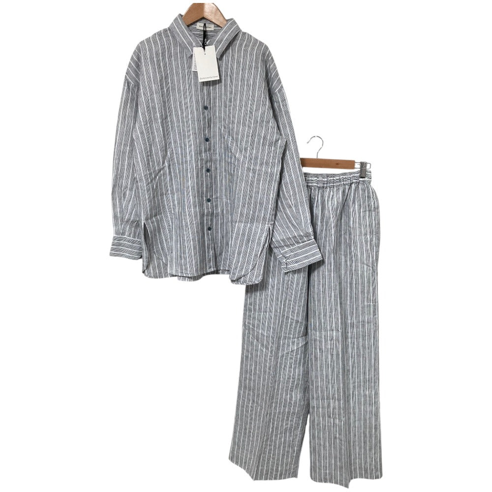 バンヤードストーム リネンストライプセットアップ