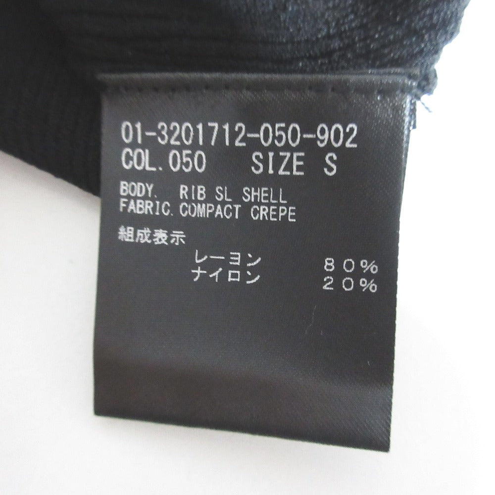 セオリー COMPACT CREPE ノースリーブリブニットカットソー