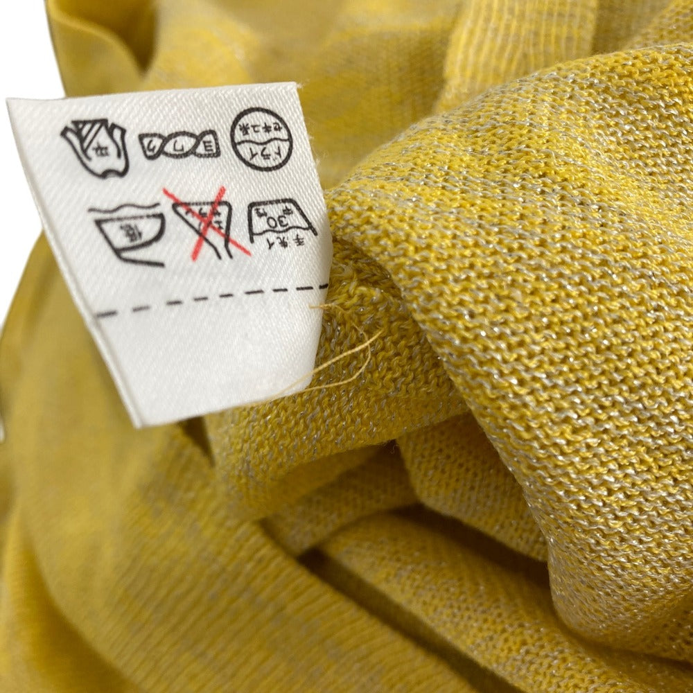トヨコサイトウ 刺繍シアースリーブニットカットソー