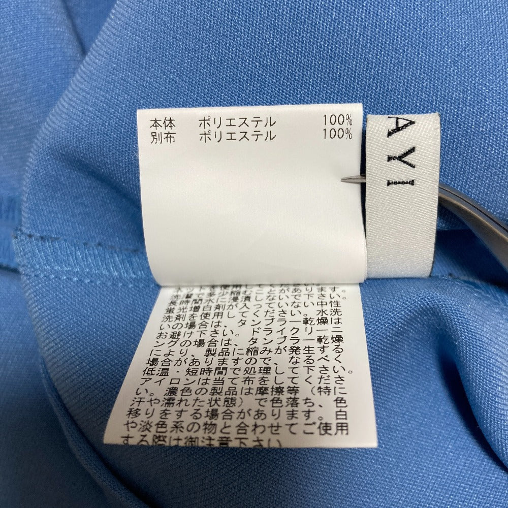 アナイ ダブルストレッチノースリーブブラウス