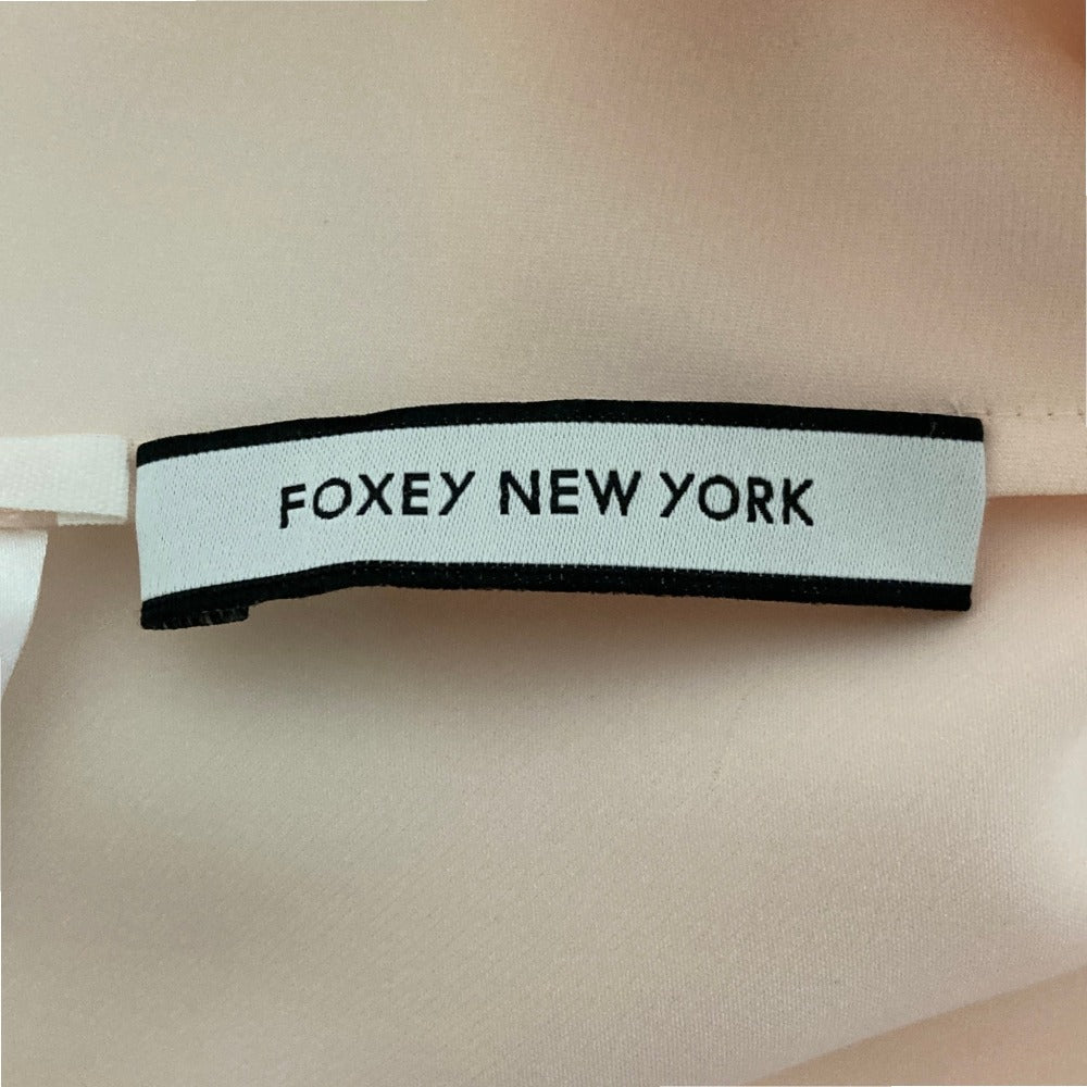 フォクシーニューヨークコレクション アシンメトリーノースリーブカットソー