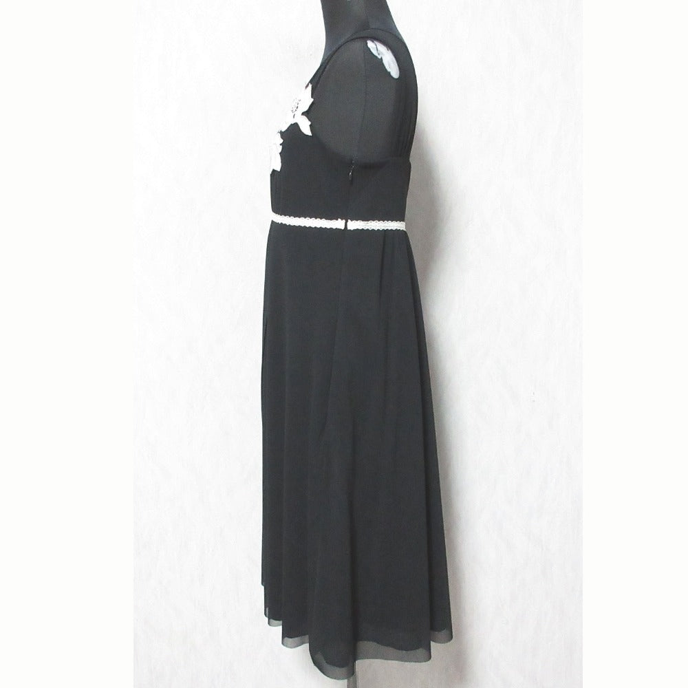 ヴィヴィアンタム レースフラワーパワーネットワンピース