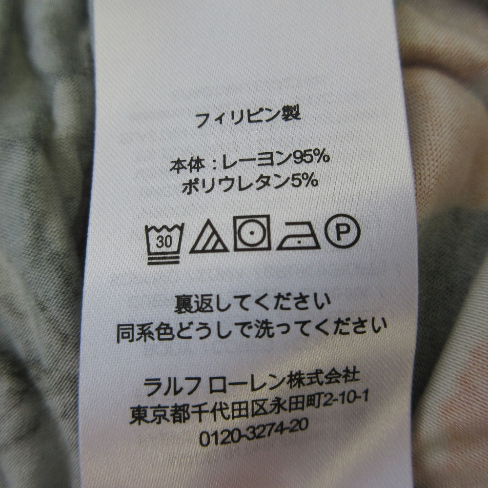 ローレンラルフローレン フローラルシルクシャツ