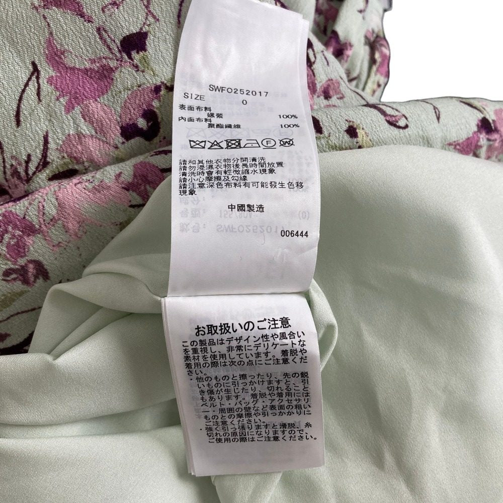 スナイデル Sustaina レーヨンカシュクールワンピース