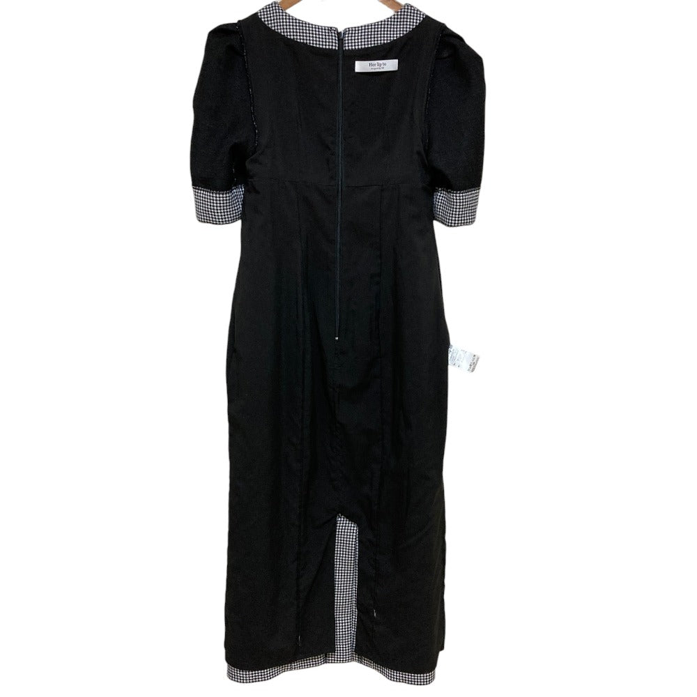 ハーリップトゥ Lady Checkered Belted Midi Dress ワンピース