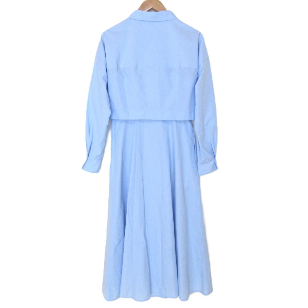 ハーリップトゥ Draped Shirt Dress Set ワンピースセット