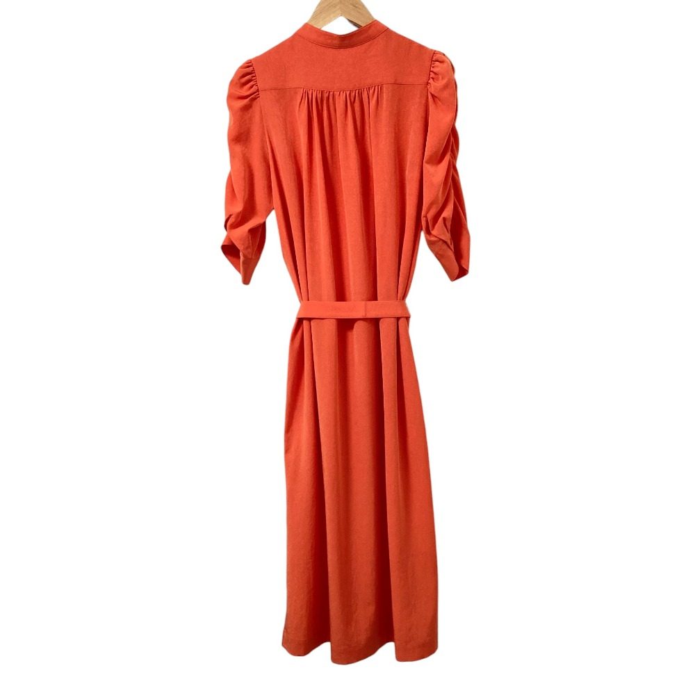 ボーダーズアットバルコニー GATHER SHOULDER SHIRT DRESS ワンピース
