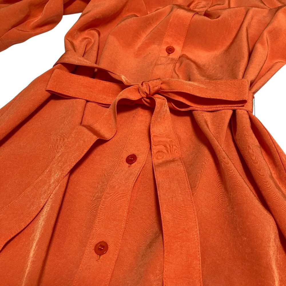 ボーダーズアットバルコニー GATHER SHOULDER SHIRT DRESS ワンピース