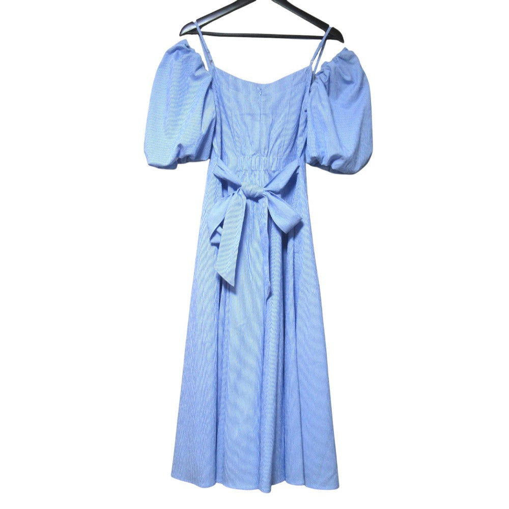 ハーリップトゥ Papillon Stripe Shirt Dress ワンピース