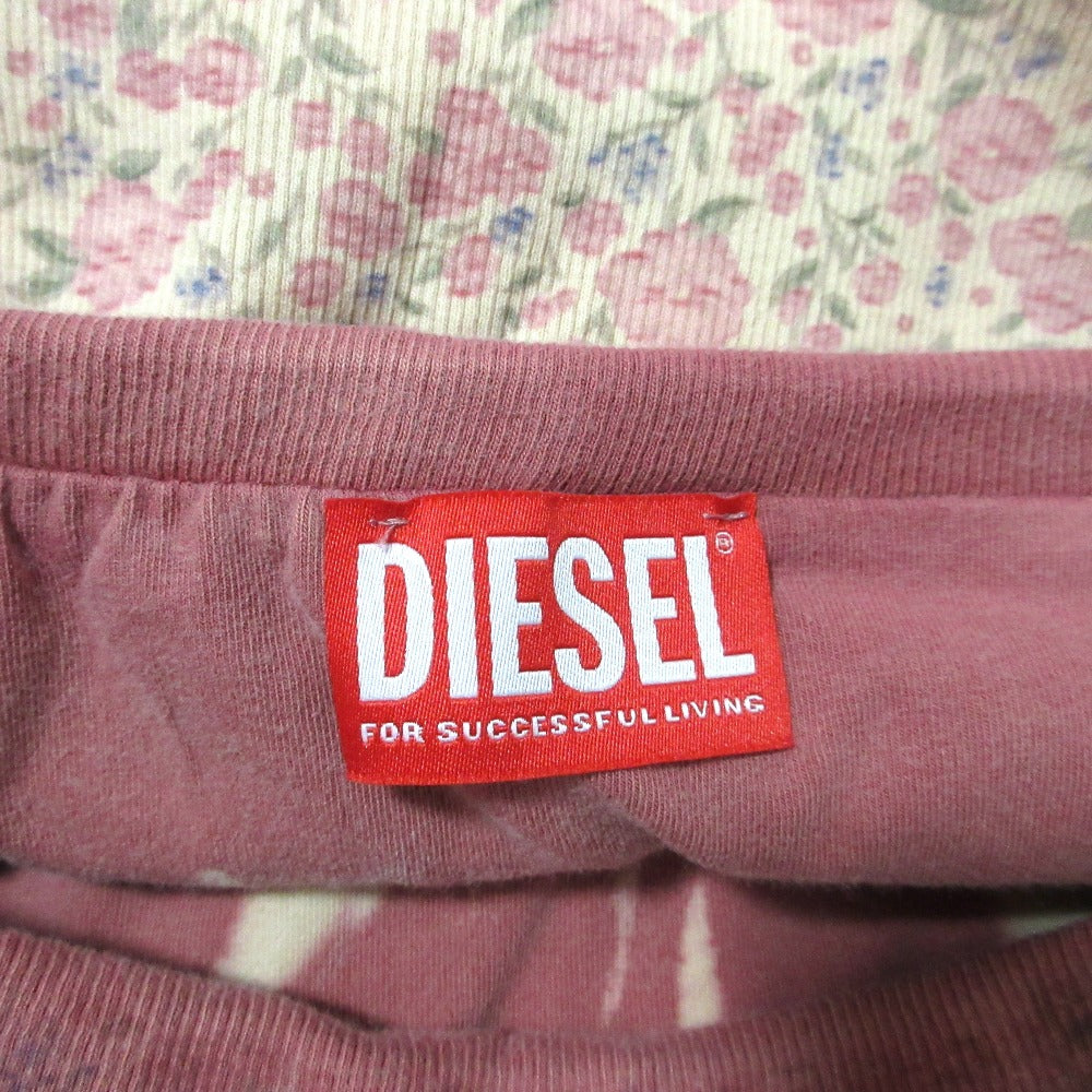 ディーゼル Treated double-layer skirt with puffy hem ニットスカート