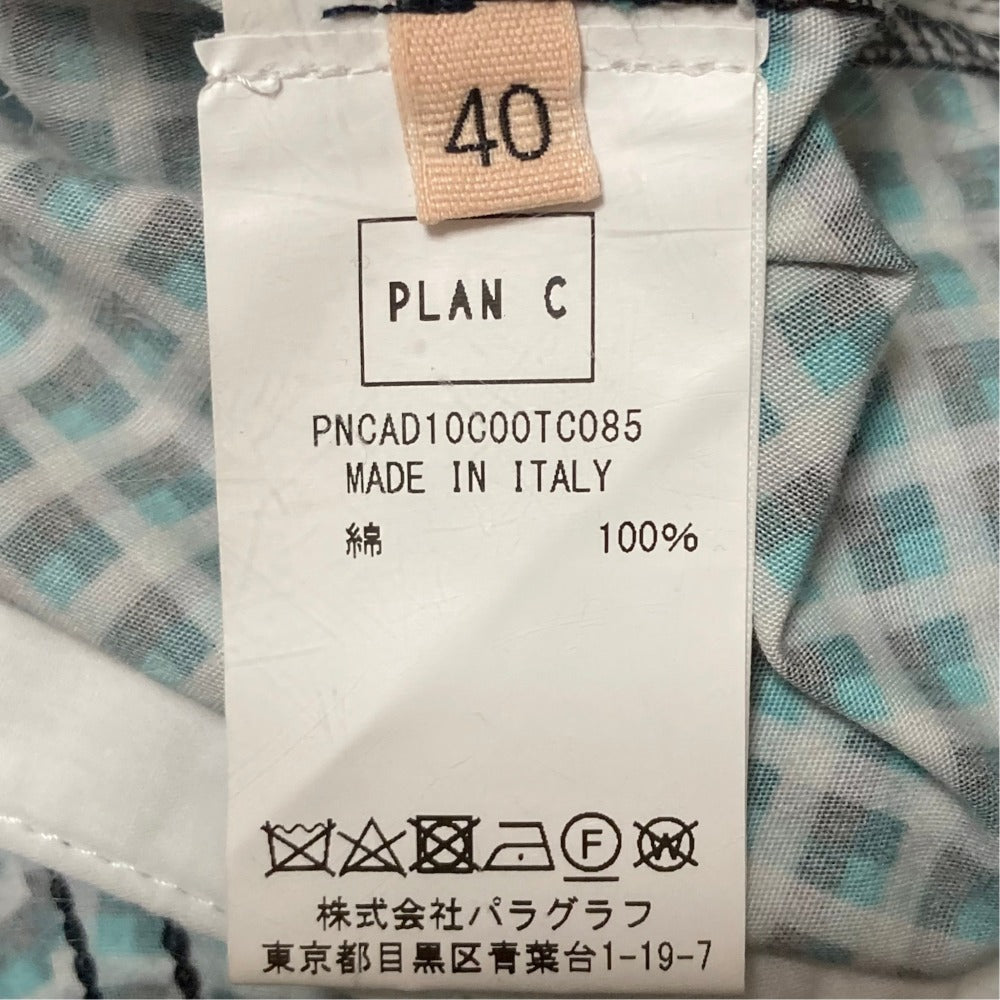 プランシー チェックハーフパンツ