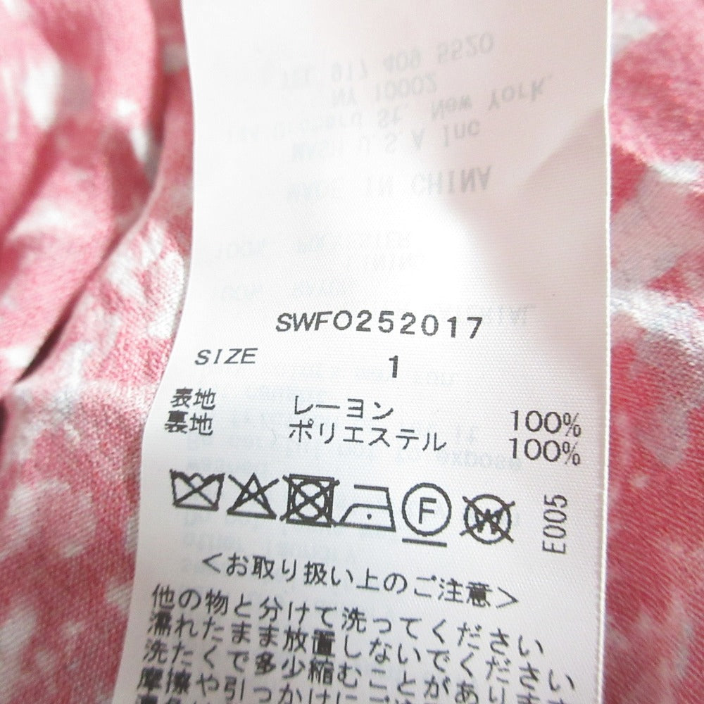 スナイデル Sustainaレーヨンカシュクールワンピース