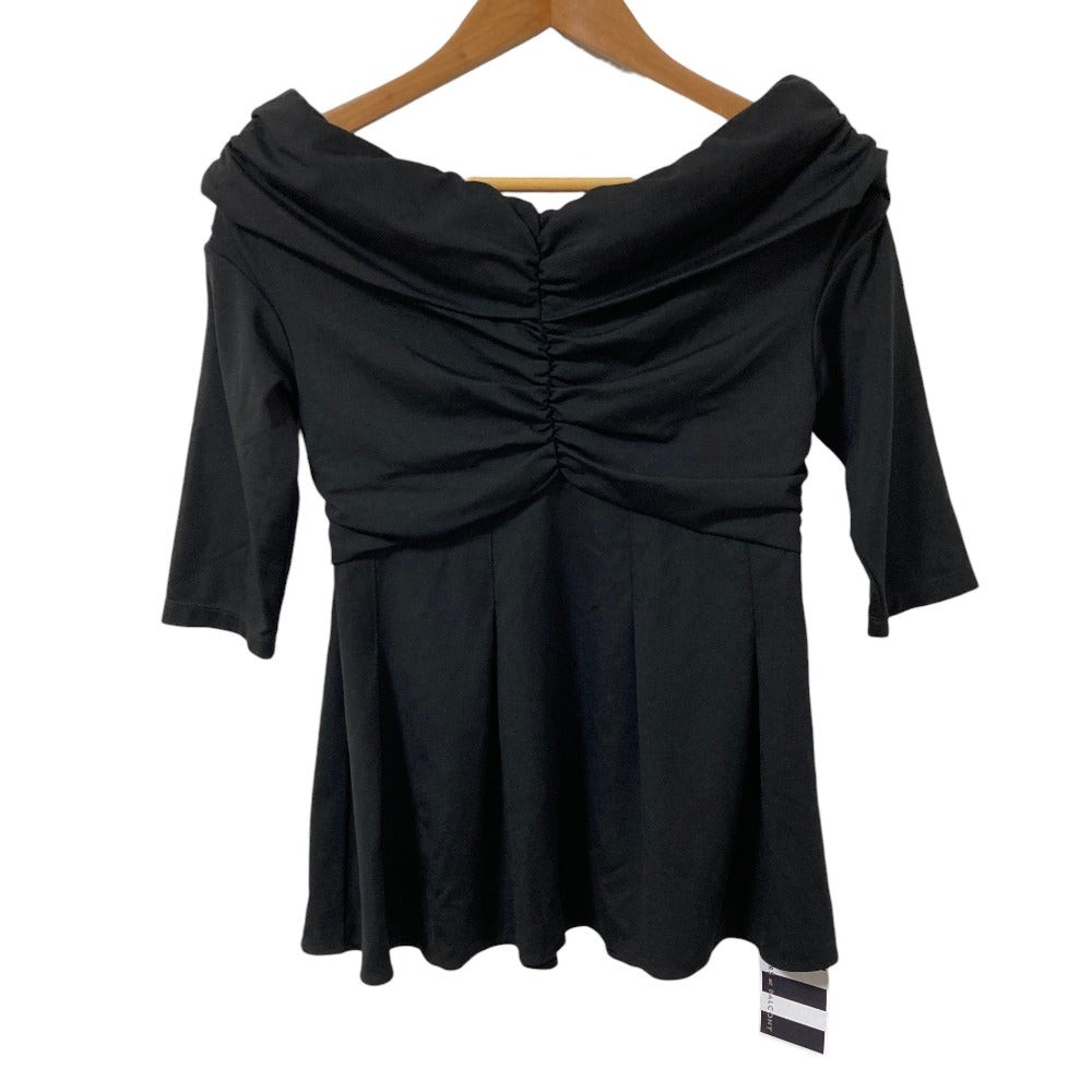 ボーダーズアットバルコニー OFF SHOULDER TOP カットソー