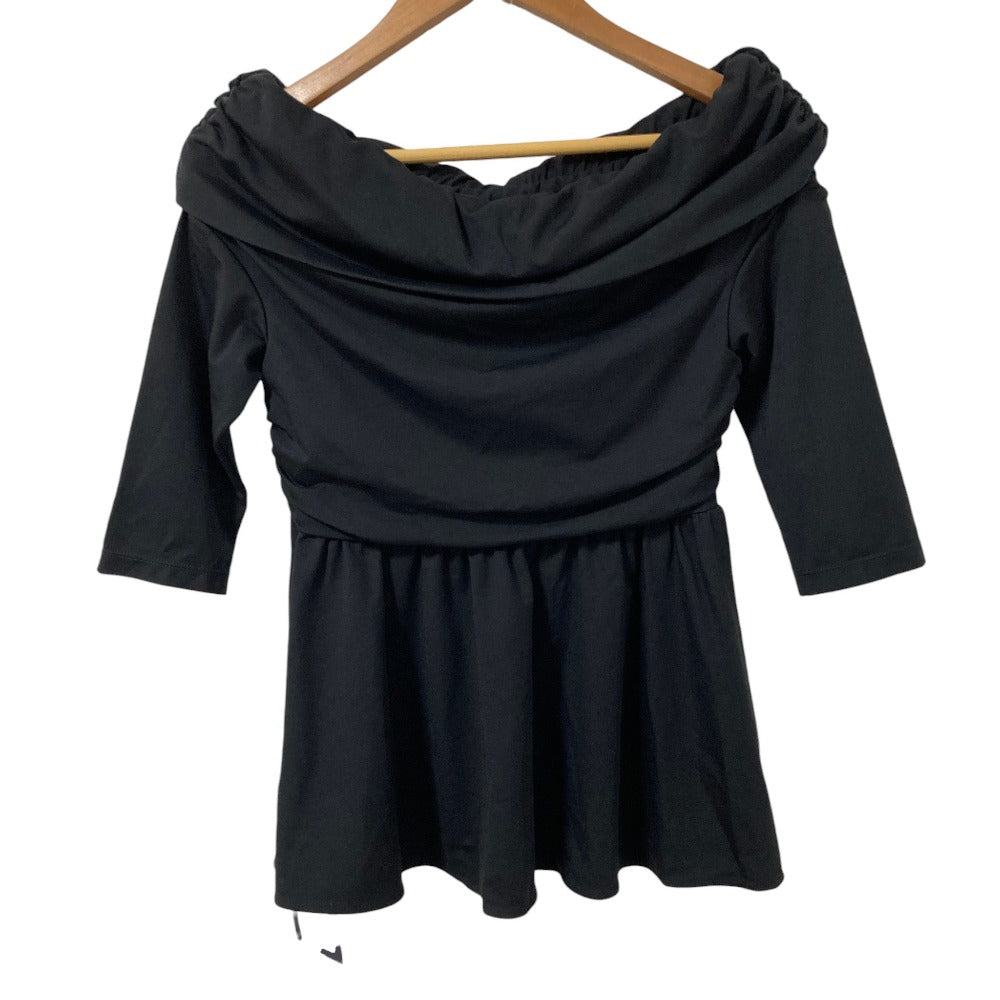 ボーダーズアットバルコニー OFF SHOULDER TOP カットソー