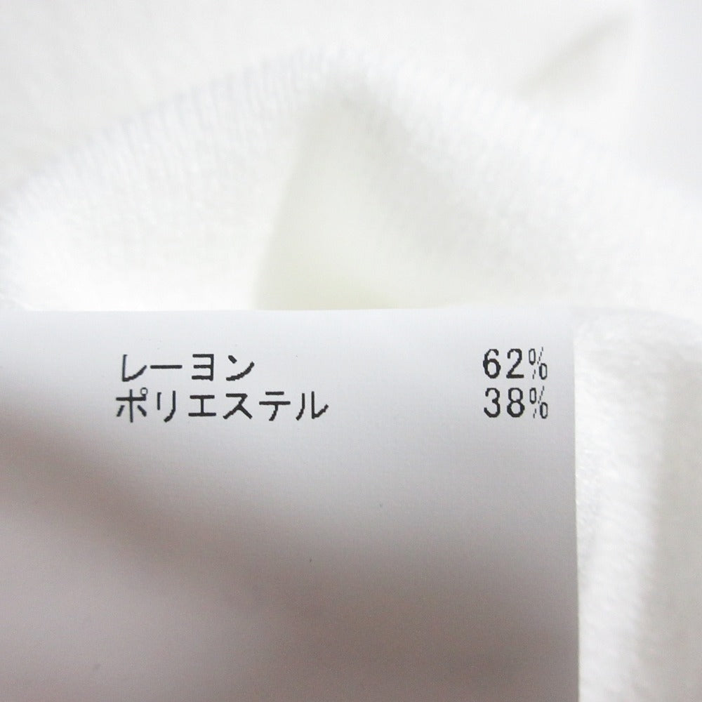アナイ レーヨン混クルーネックプルオーバーニット