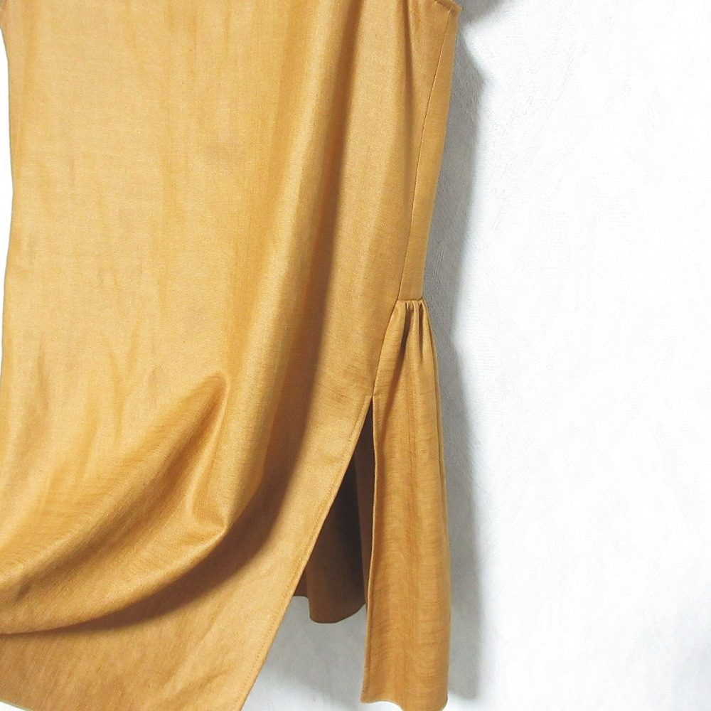 フォクシーニューヨーク LINEN FACE リネンショートスリーブブラウス