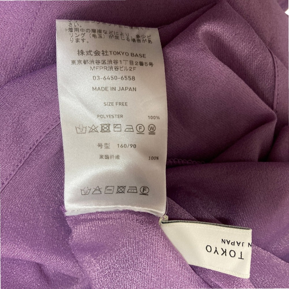 パブリックトウキョウ シースルーアームスリットTシャツ