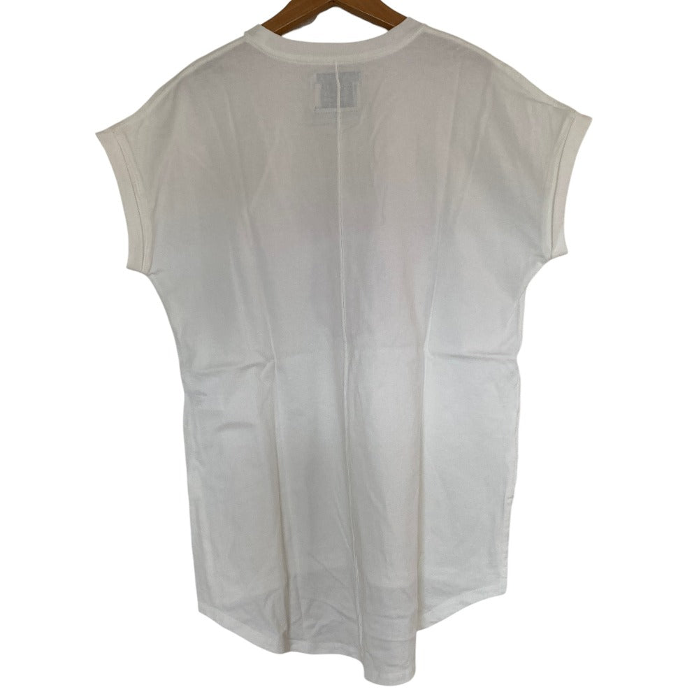 MICANAプリントコットンTシャツ