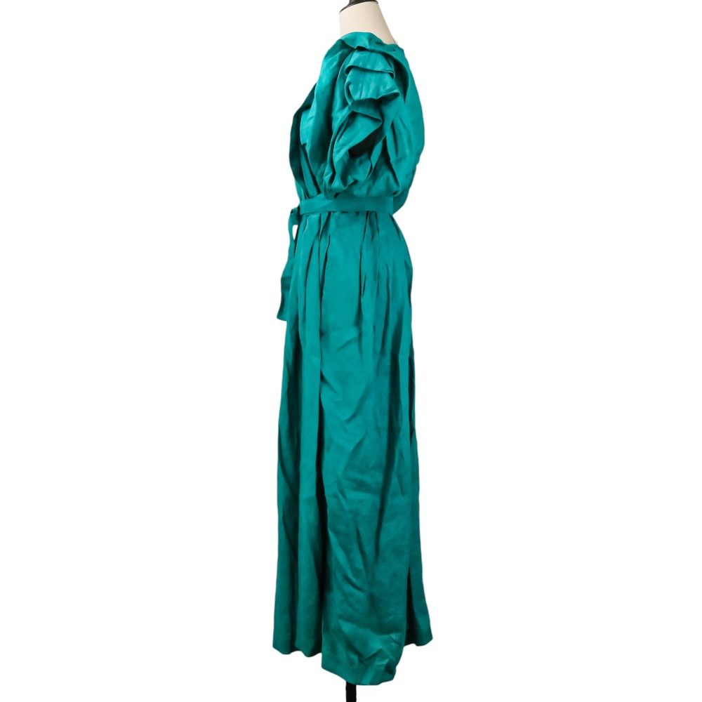 マイラン Volume Sleeve Maxi Dress リネンワンピース