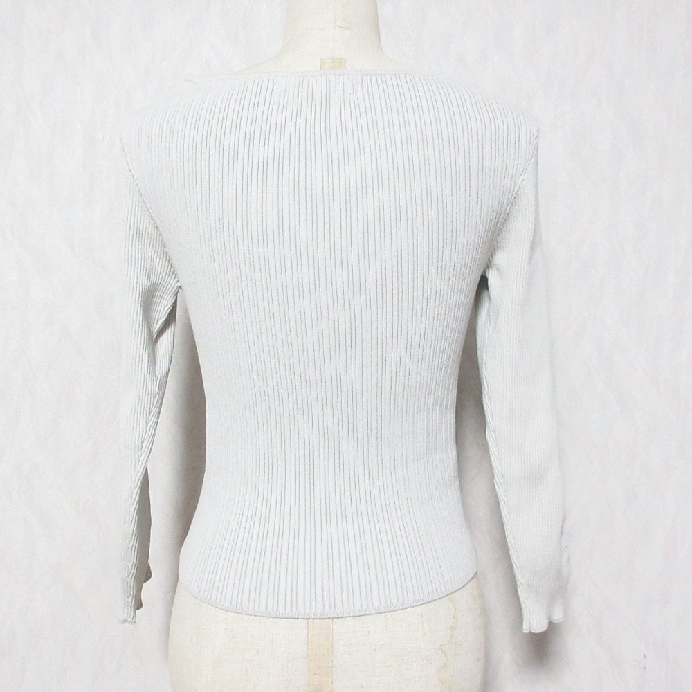 ハーリップトゥ Twist Cut-Out Rib Knit トップス