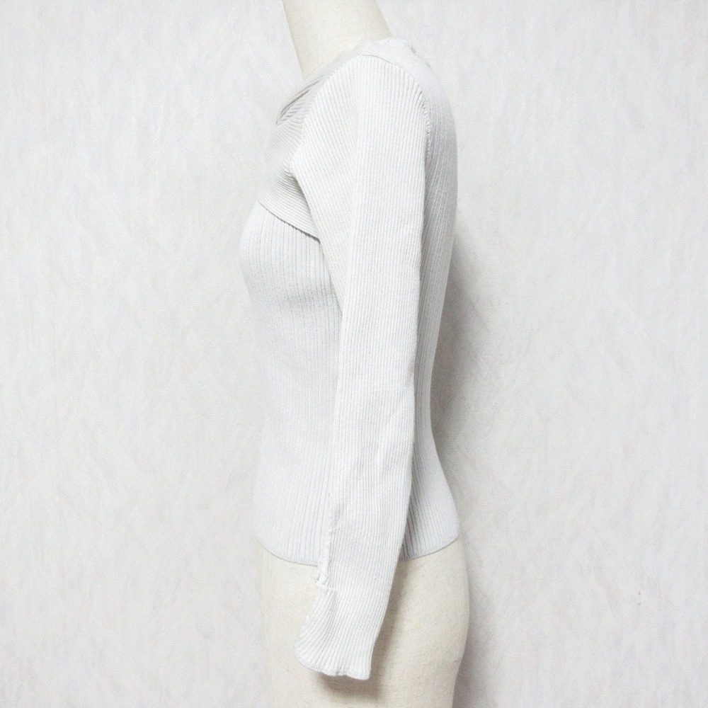 ハーリップトゥ Twist Cut-Out Rib Knit トップス