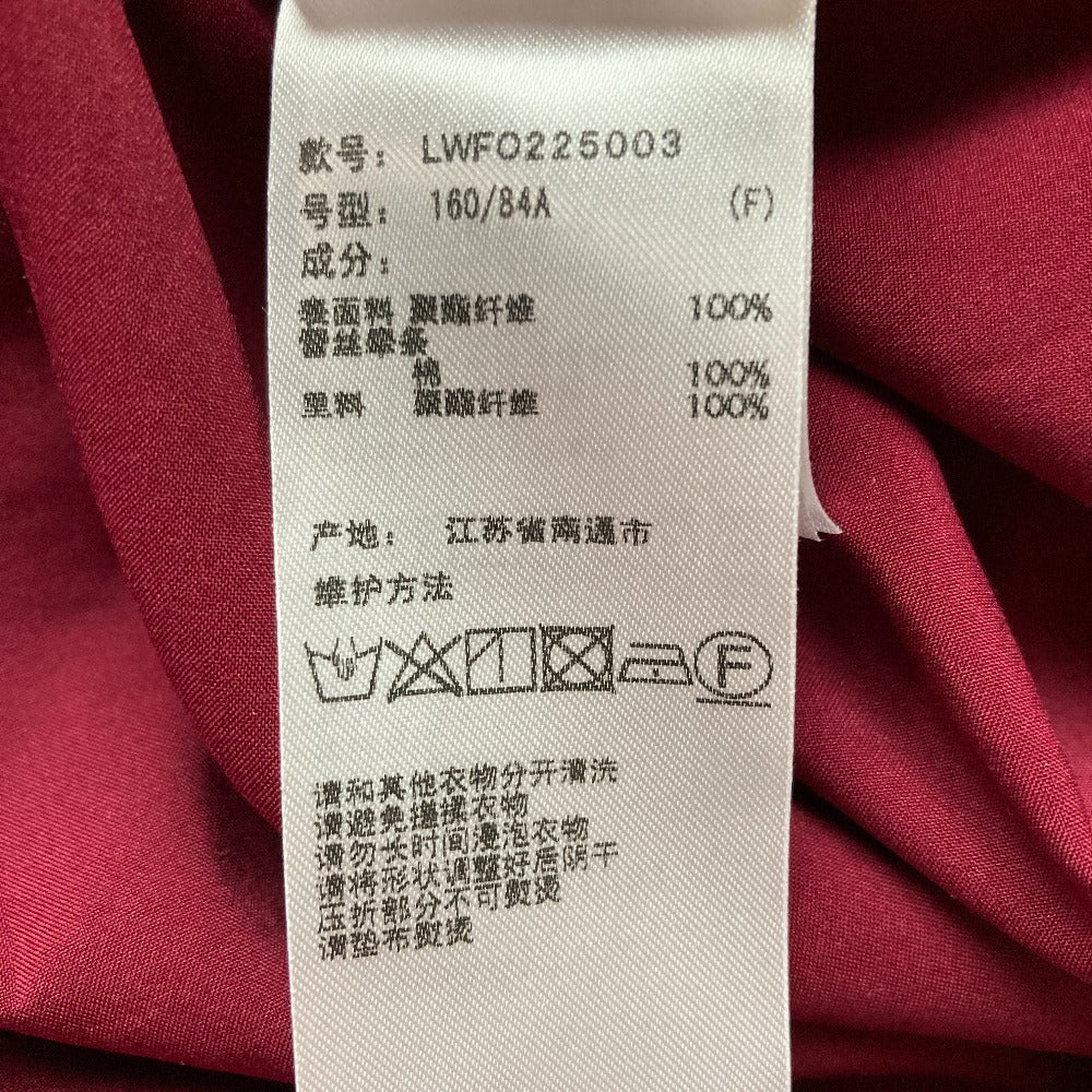 リリーブラウン フラワーサテンプリーツワンピース