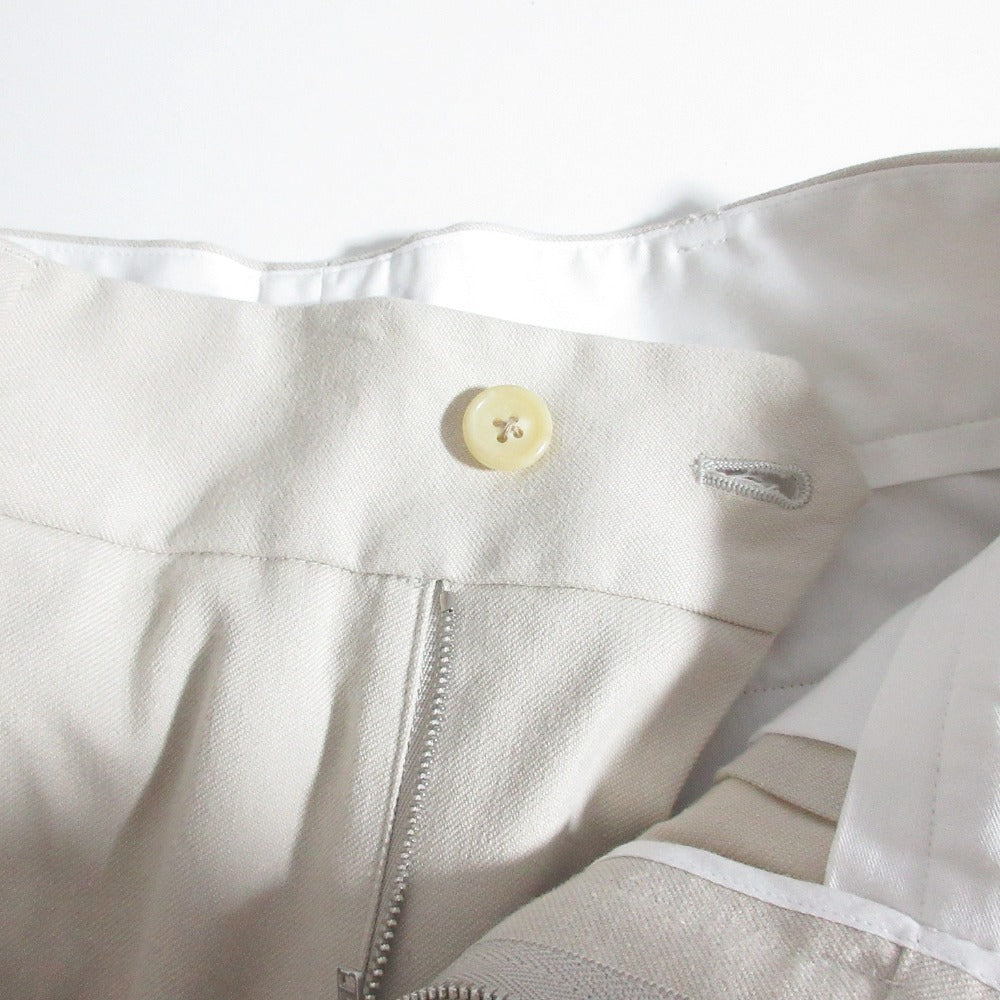 マーガレットハウエル YARN DYE HEAVY COTTON TWILL ワイドガウチョパンツ
