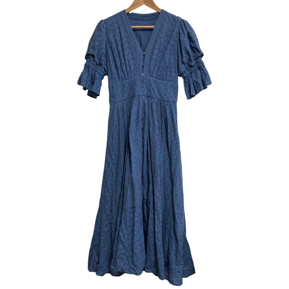 カーサフライン エンブロイダリーコットンロングワンピース