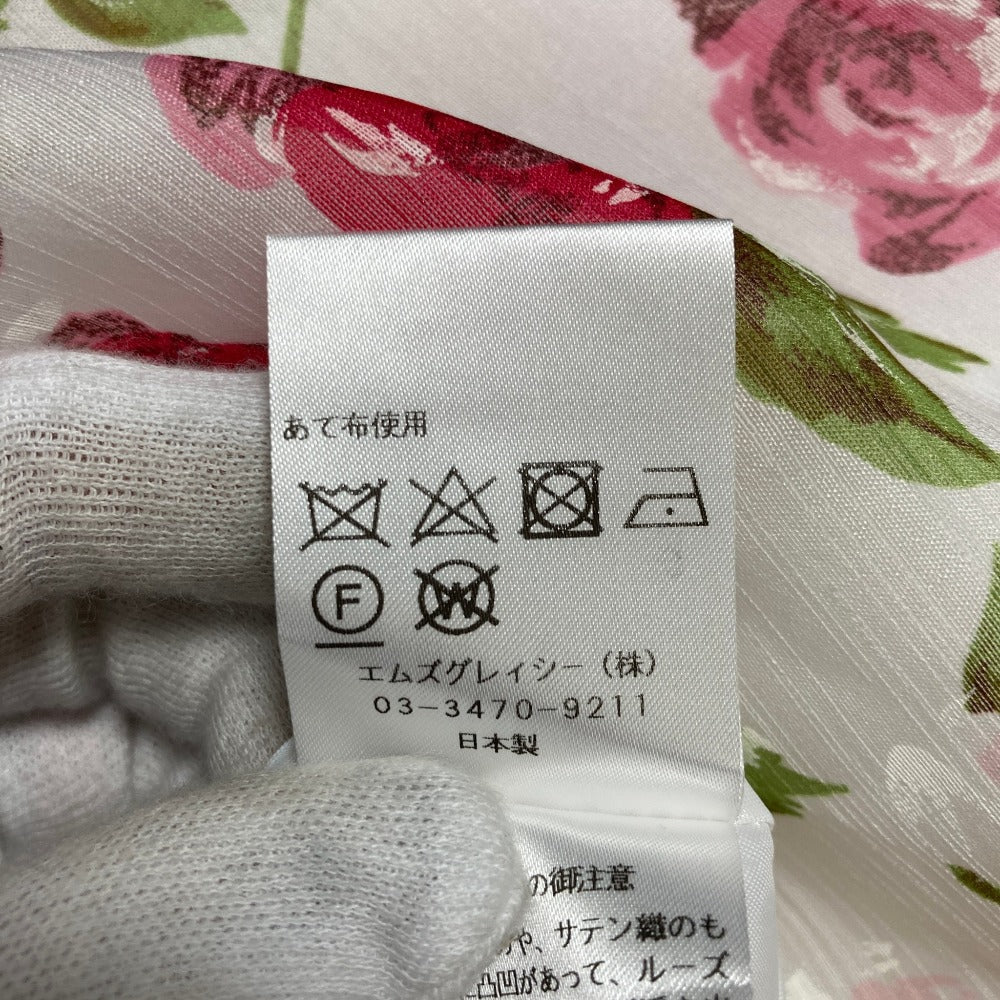 エムズグレイシー フラワープリントドッキングワンピース