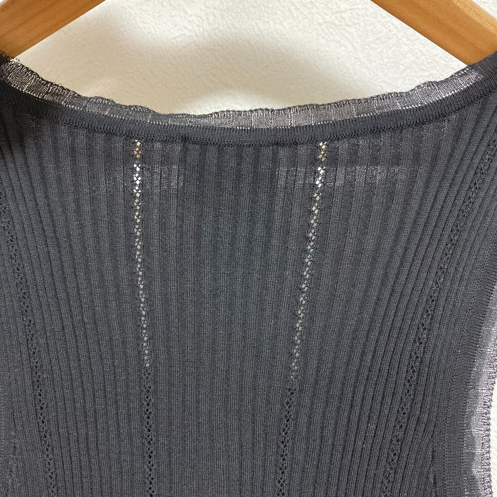 シャネル リブニットノースリーブカットソー